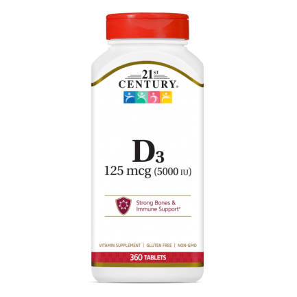 21st Century Vitamin D3 125mcg (5000IU) - Tabs - Витамин D | 110 tabs