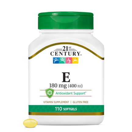21st Century Vitamin E 180mg (400IU) - Витамин Е | 110 sgels