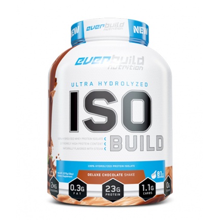 ISO BUILD Protein Isolate Royal Strawberry Smoothie