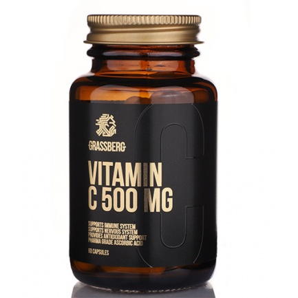 GRASSBERG Vitamin C 500mg / 60 Caps