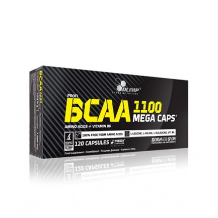 BCAA Mega Caps 1100mg. / 120 Caps.