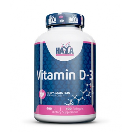 Vitamin D-3 / 400 IU / 100 Softgels