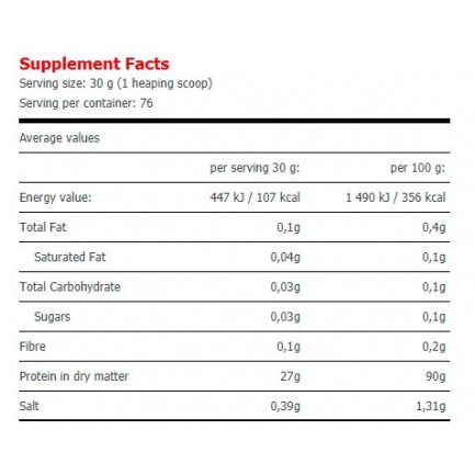 Gold Whey Protein Isolate Natural vanilla