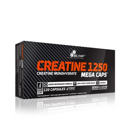 Creatine Mega Caps 1250 mg. / 120 Caps.
