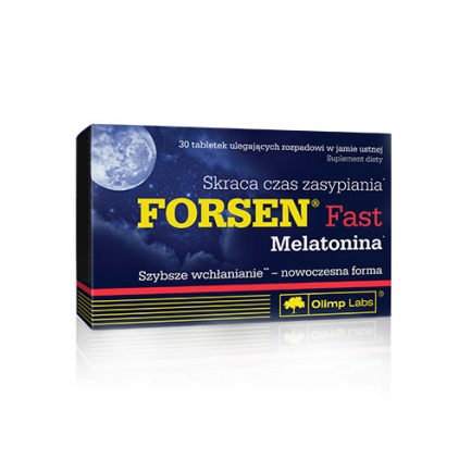 Forsen Fast Melatonin / 30 Tabs
