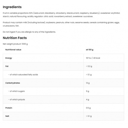 Forest Fruit Jelly | 92% Real Fruits ~ No Added Sugar