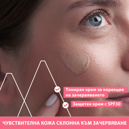 Uriage Roseliane CC Тониран крем SPF30 за корекция на тена - среден нюанс 40 ml