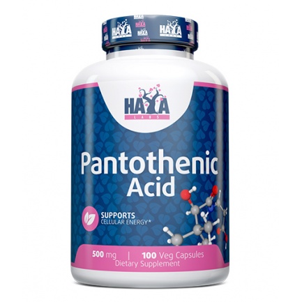 Pantothenic Acid 500 mg / 100 Vcaps