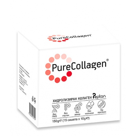 Pure Collagen Peptan / 15 Sachets x 10 g