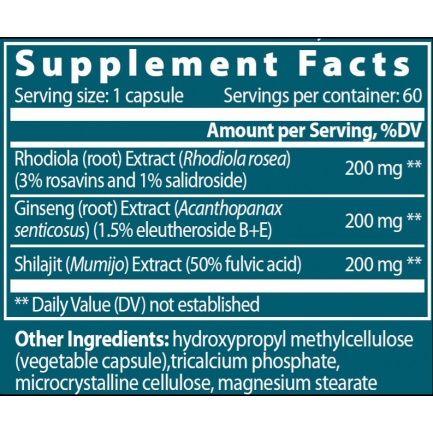 Eastern Adaptogen / 60 Caps