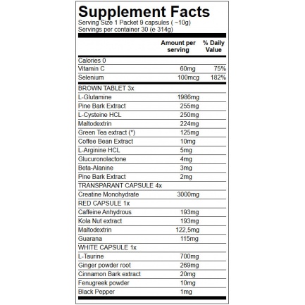 Animal Pump 30 Packs