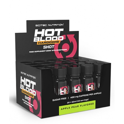 Hot Blood Hardcore Shot Box / 12 x 60 ml Orange