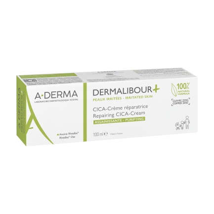 A-Derma Dermalibour+ CICA Възстановяващ крем за раздразнена кожа 100 ml