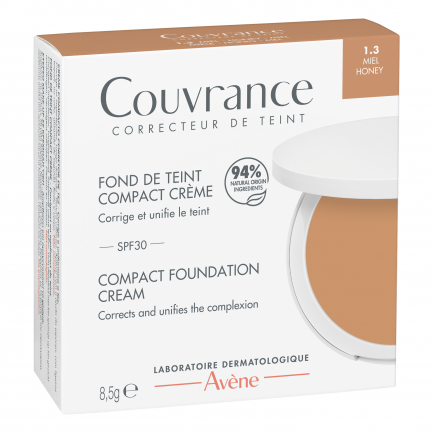 Avene Couvrance Компактен Фон Дьо Тен SPF30 №1.3 Мед 8.5 g