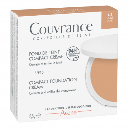 Avene Couvrance Компактен Фон Дьо Тен SPF30 №1.2 Пясък 8.5 g