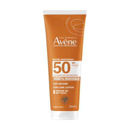 Avene SPF50 100% Невидимо слънцезащитно мляко за лице и тяло 250 ml