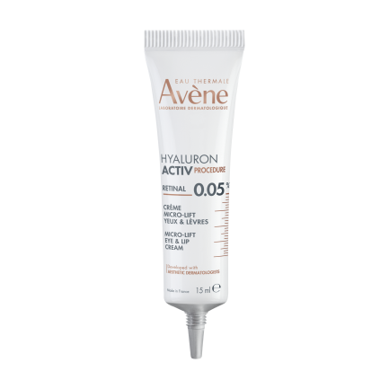 Avene Hyaluron Activ Procedure Микролифтинг крем за околоочния контур и устни с 0.05% ретинал 15 ml