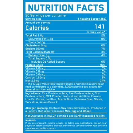 Plant Protein Deluxe Chocolate Shake