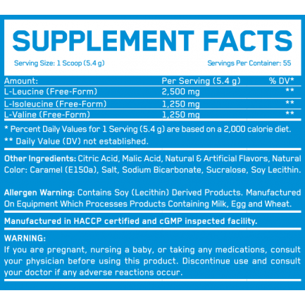 BCAA 2:1:1 Fruit Punch