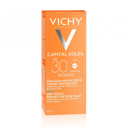 Vichy Capital Soleil Dry Touch SPF30 Матиращ флуид за лице 50 ml