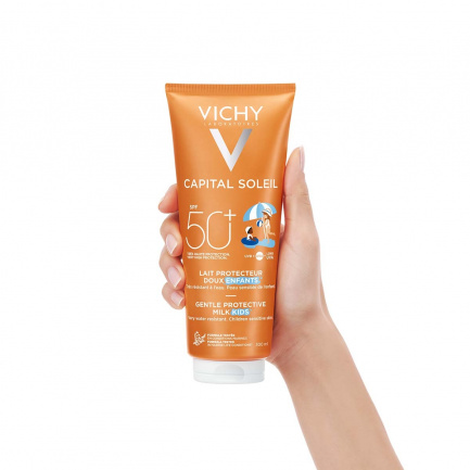 Vichy Capital Soleil SPF50 Слънцезащитно мляко за деца за лице и тяло 300 ml