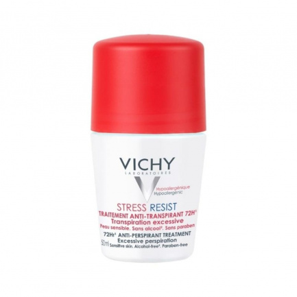 Vichy Stress Resist рол-он дезодорант 72ч. интензивна грижа против изпотяване 50 мл