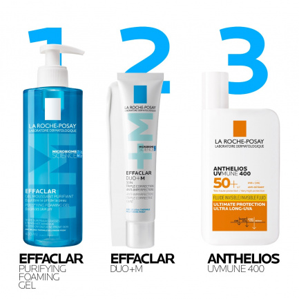 La Roche-Posay Effaclar Почистваща гел-пяна за лице за мазна и чувствителна кожа 400 ml