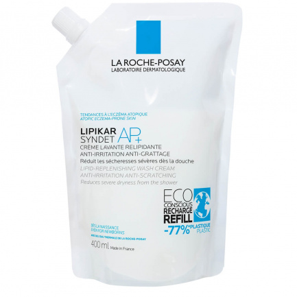 La Roche-Posay Lipikar AP+ Балсам 400 ml + Lipikar Syndet AP+M Почистващ крем 400 ml