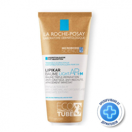 La Roche-Posay Lipikar Baume Light AP+M Лек успокояващ балсам за лице и тяло 200 ml