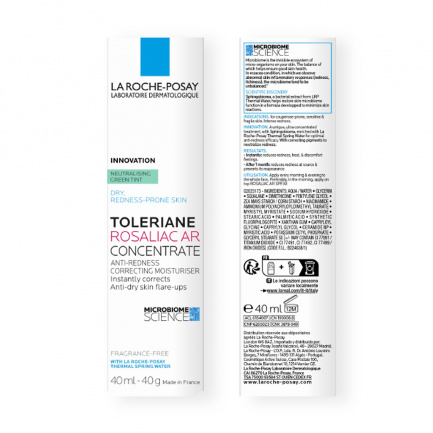 La Roche-Posay Toleriane Rosaliac AR Concentrate Коригираща хидратираща грижа 40 ml