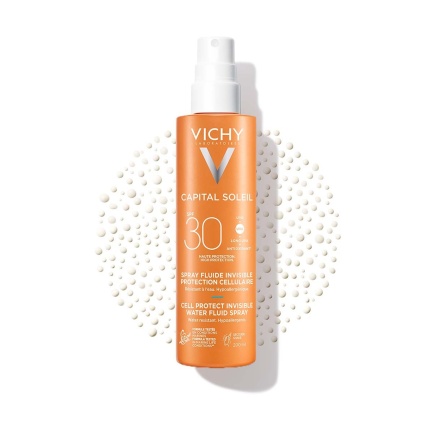 Vichy Capital Soleil Cell Protect SPF30 Флуиден спрей за защита на кожните клетки 200 ml