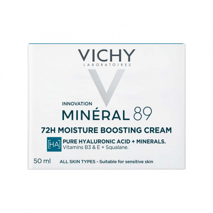 Vichy Mineral 89 Лек крем за интензивна хидратация за 72 часа 50 ml