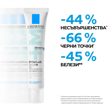 La Roche-Posay Effaclar DUO+M Tройна коригираща грижа за мазна кожа, склонна към акне 40 ml