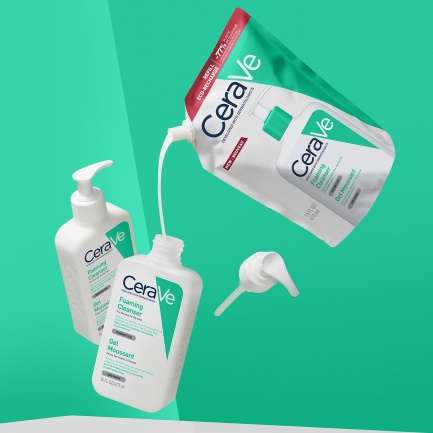 CeraVe Измиваща гел-пяна за лице и тяло 473 ml - ПЪЛНИТЕЛ