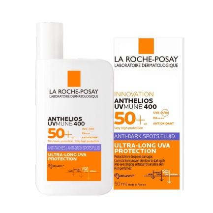 La Roche-Posay Anthelios UVMUNE 400 SPF50+ Слънцезащитен флуид против петна 50 ml