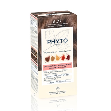 Phyto Pytocolor Боя за коса 6.77 Светло кестеняво