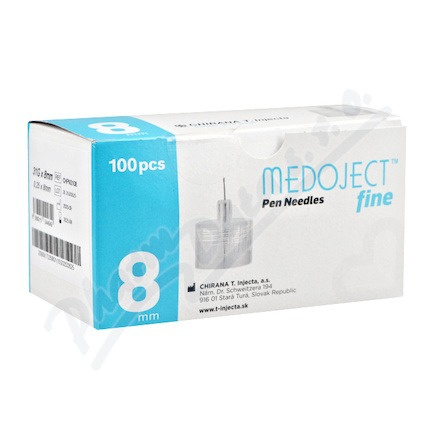Medoject Fine Игли за инсулинова писалка Пен файн 31G 0,25 х8 mm - 100 броя