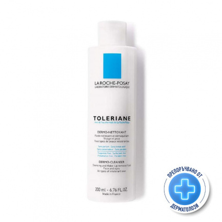 La Roche-Posay Toleriane Дермопочистващ флуид за лице и очи 200 ml