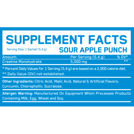 Creatine Monohydrate Sachet Cherry Limeade