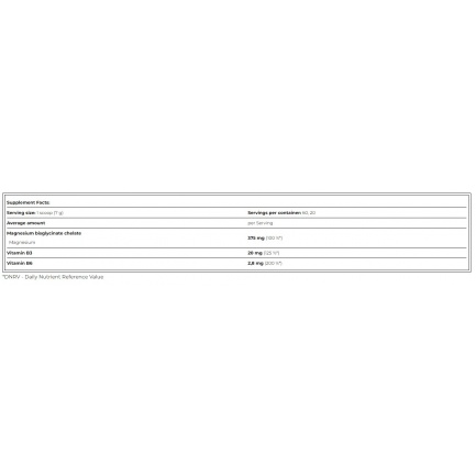 MagneChel / Magnesium Bisglycinate Chelate / 20 x 7 g. Mango