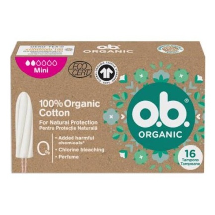 o.b. Organic Mini Дамски тампони х16 броя