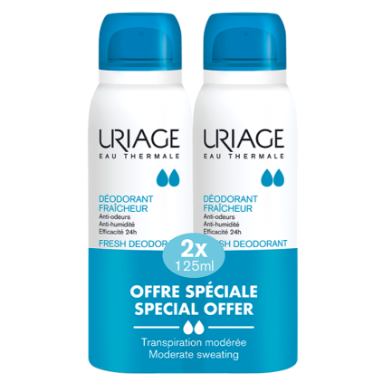Uriage ПРОМО Fresh Дезодорант 2 х125 ml