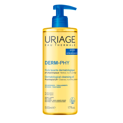 Uriage Derm-Phy Уханно гел-олио 500 ml