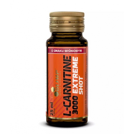 L-Carnitine 3000 Extreme Shot / Glass Ampoule / 25 ml Orange