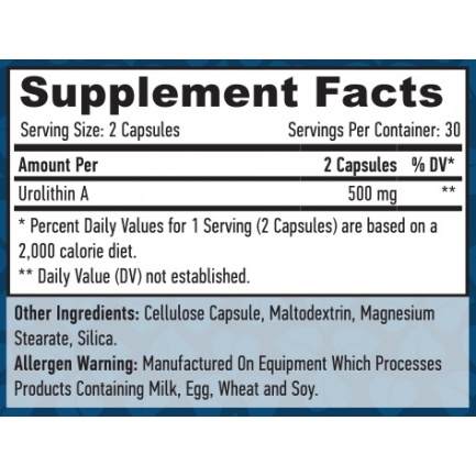 Urolithin A 250 mg / 60 Vcaps