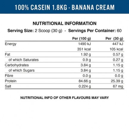 100% Casein Chocolate