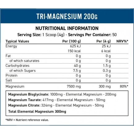 Tri-Magnesium Blue raspberry