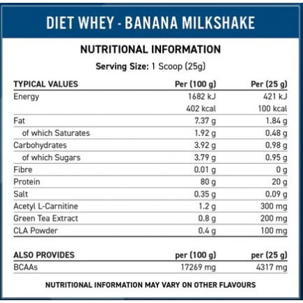 Diet Whey Protein Strawberry shake