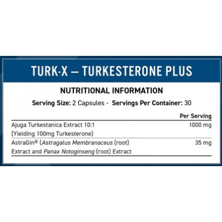 Turk-X - Turkesterone Plus / 60 Caps