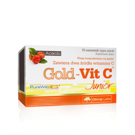 Gold-Vit C Junior / 15 Sachets Raspberry